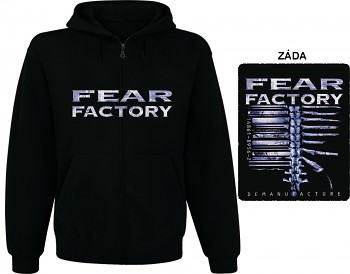 Fear Factory - mikina s kapucí a zipem 4 XL