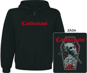 Candlemass - mikina s kapucí a zipem