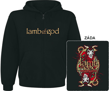 Lamb Of God - mikina s kapucí a zipem