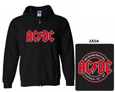 AC/DC - mikina s kapucí a zipem 5 XL
