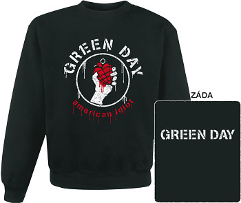 Green Day - mikina bez kapuce