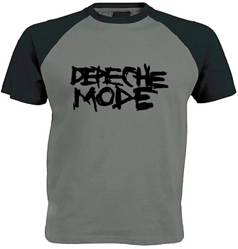 Depeche Mode - šedočerné triko