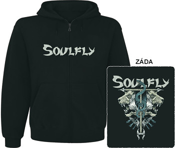 Soulfly - mikina s kapucí a zipem
