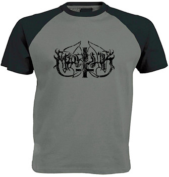 Marduk - šedočerné triko