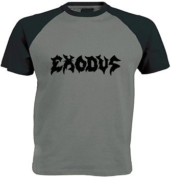 Exodus - šedočerné triko