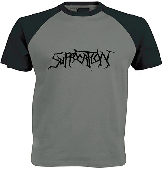 Suffocation - šedočerné triko