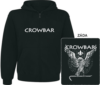 Crowbar - mikina s kapucí a zipem