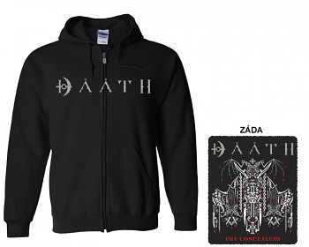 Daath - mikina s kapucí a zipem M