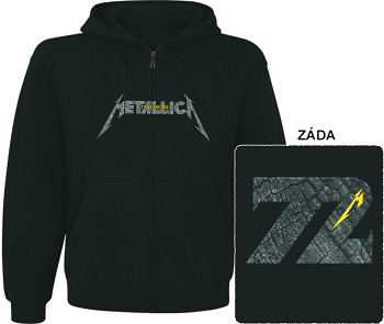 Metallica - mikina s kapucí a zipem M