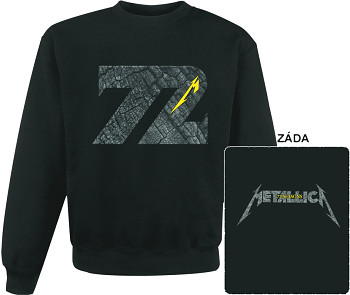 Metallica - mikina bez kapuce XXL