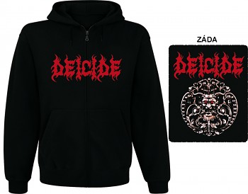 Deicide - mikina s kapucí a zipem XXL