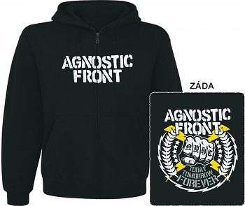Agnostic Front - mikina s kapucí a zipem 4