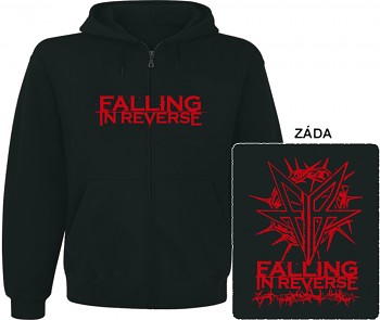 Falling In Reverse - mikina s kapucí a zipem 1