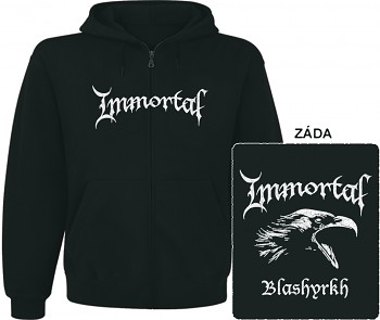 Immortal - mikina s kapucí a zipem 3