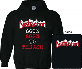 Destruction - mikina s kapucí 2