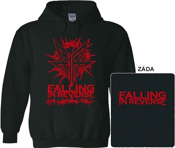Falling In Reverse - mikina s kapucí 1