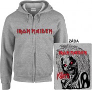 Iron Maiden - mikina s kapucí a zipem 24 XXL