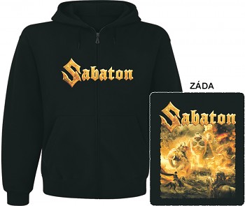 Sabaton - mikina s kapucí a zipem