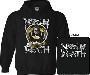 Napalm Death - mikina s kapucí XL