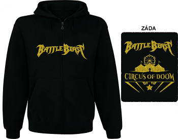 Battle Beast - mikina s kapucí a zipem 3 XL