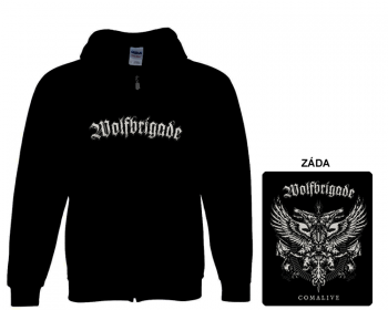 Wolfbrigade - mikina s kapucí a zipem L