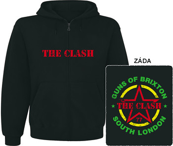 Clash - mikina s kapucí a zipem XL