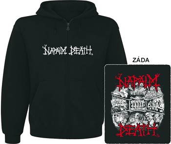 Napalm Death - mikina s kapucí a zipem 6