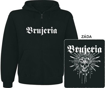 Brujeria - mikina s kapucí a zipem 2
