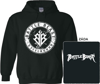 Battle Beast - mikina s kapucí 3