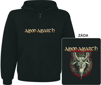 Amon Amarth - mikina s kapucí a zipem M