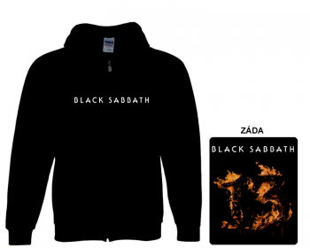Black Sabbath - mikina s kapucí a zipem XXL