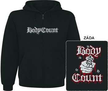 Body Count - mikina s kapucí a zipem