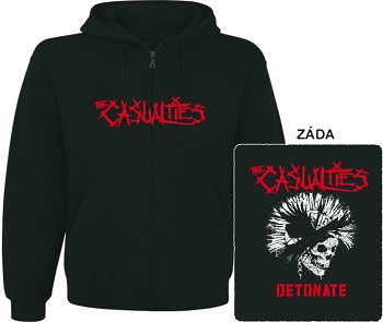 Casualties - mikina s kapucí a zipem 4