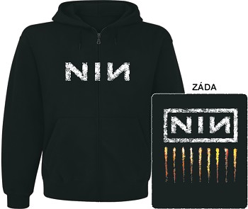 Nine Inch Nails - mikina s kapucí a zipem
