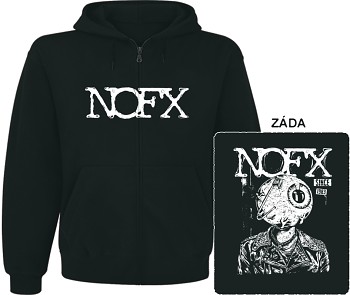 NOFX - mikina s kapucí a zipem 4