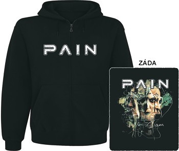 Pain - mikina s kapucí a zipem 3