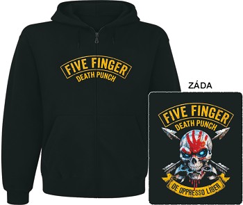 Five Finger Death Punch - mikina s kapucí a zipem 17