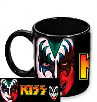 Kiss - Gene Simmons - hrnek černý