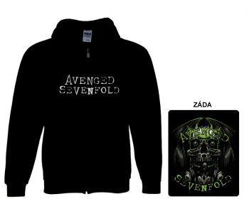 Avenged Sevenfold - mikina s kapucí a zipem