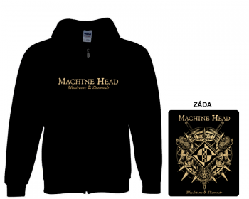 Machine Head - mikina s kapucí a zipem