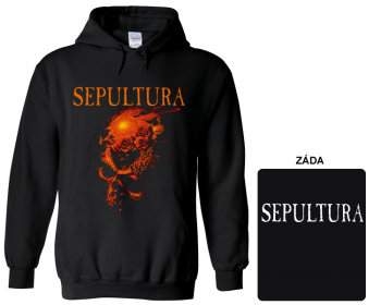 Sepultura - mikina s kapucí