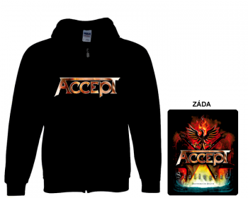 Accept - mikina s kapucí a zipem