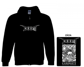 Doom - mikina s kapucí a zipem