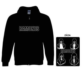 Ramones - mikina s kapucí a zipem