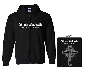 Black Sabbath - mikina s kapucí a zipem