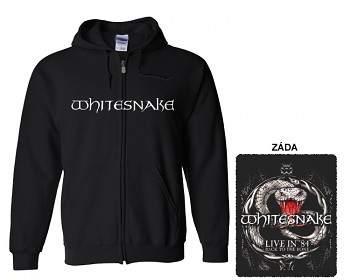 Whitesnake- mikina s kapucí a zipem