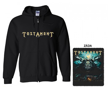 Testament - mikina s kapucí a zipem