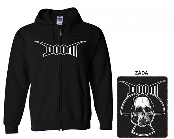 Doom - mikina s kapucí a zipem