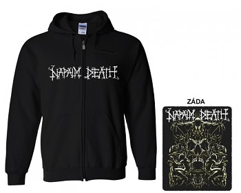 Napalm Death- mikina s kapucí a zipem
