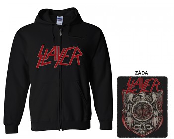 Slayer - mikina s kapucí a zipem